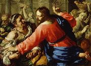 Bernardino Mei Christ Cleansing the Temple oil painting